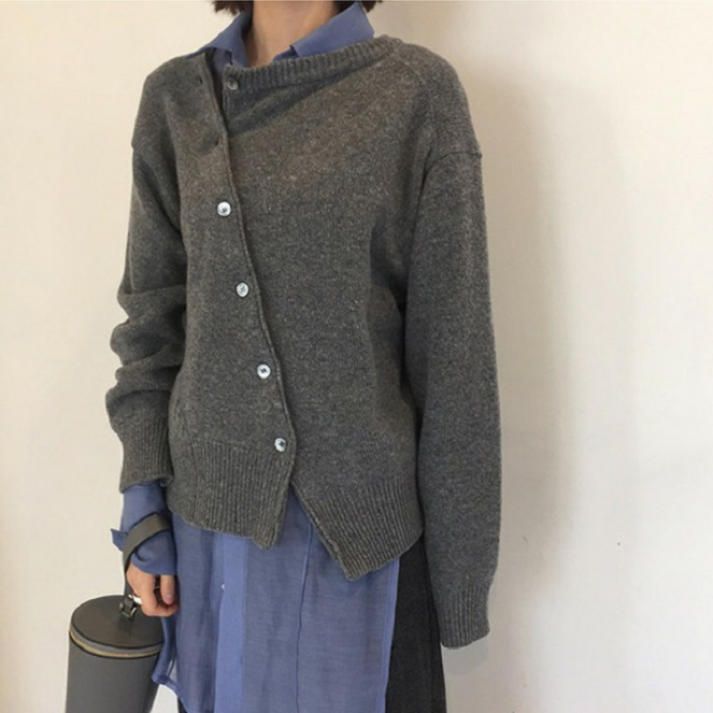 Fine Wool Wrap Cardigan for Women