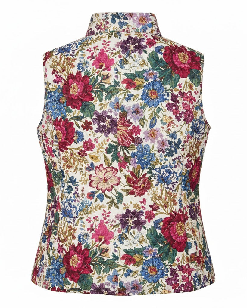 Women’s Quilted Floral Vest