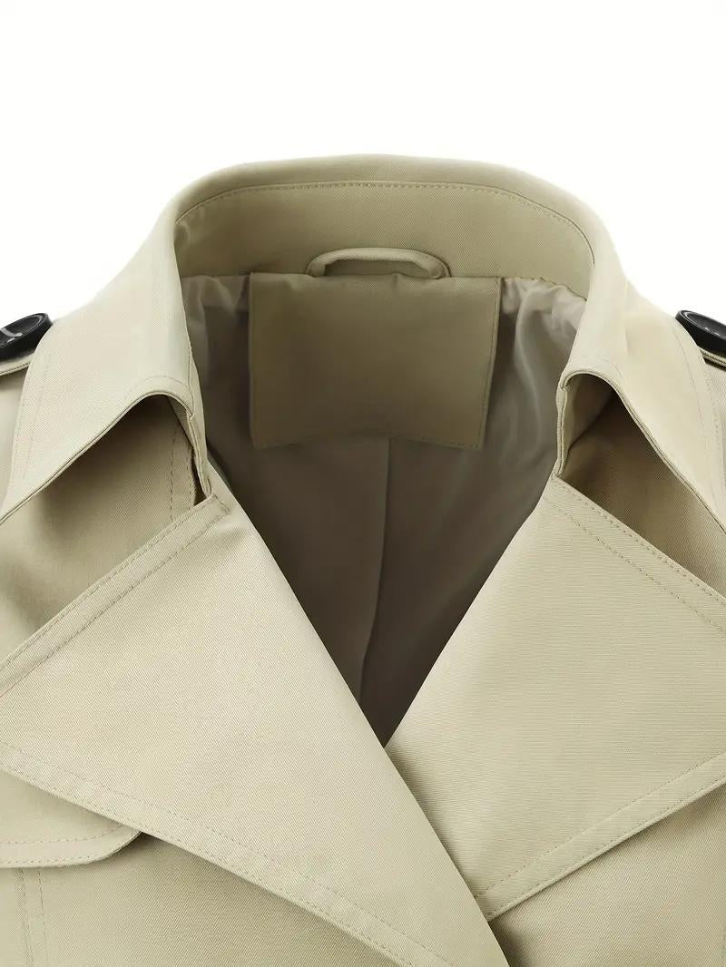 Women’s Buttoned Belted Trench Coat