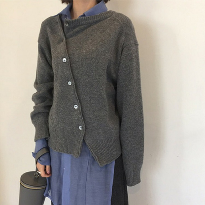 Fine Wool Wrap Cardigan for Women
