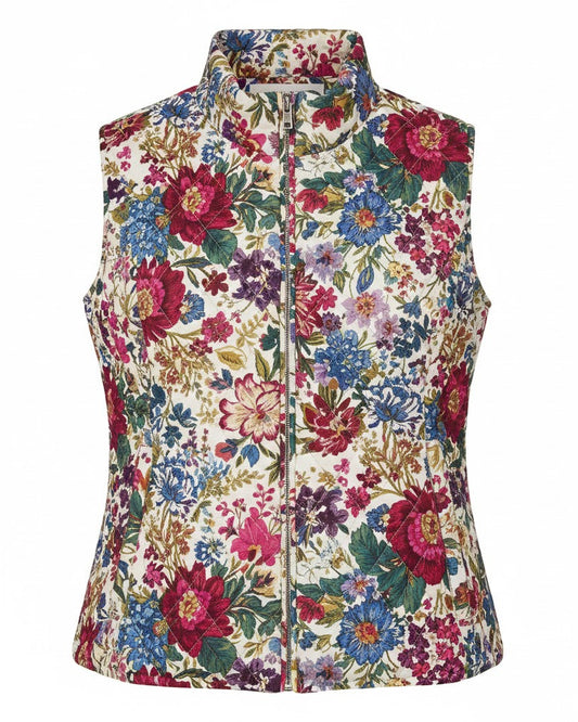 Women’s Quilted Floral Vest